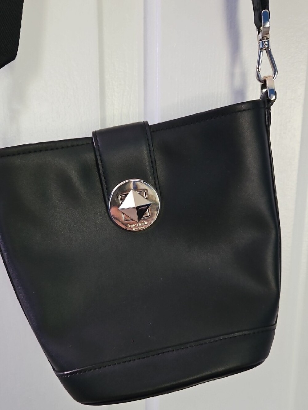 kate spade Black Crossbody Bucket Bag with Star Medallion - Picture 5 of 8